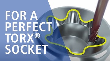 Torx® sockets machining - Crazy Hexalobe