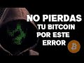Verifica tu billetera de Bitcoin antes de enviar fondos