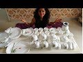 65pcs Laopala Dinner set | Makeover of dining in budget|Shopping haul |Tanatan Tuesday