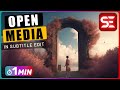 How to OPEN VIDEO or AUDIO Files in Subtitle Edit