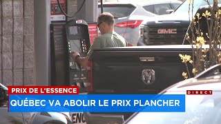 Prix de l'essence: Québec va abolir le prix plancher  Reportage, 22h