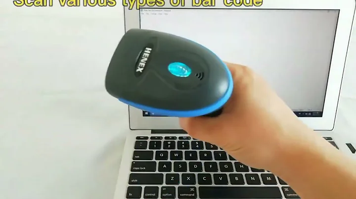 HENEX HC-3208R 2D Wireless Barcode Scanner 2 in 1 Wired Handheld QR Code Scanner USB BIS Approved 1D