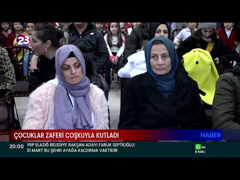 ÇOCUKLAR ZAFERİ COŞKUYLA
