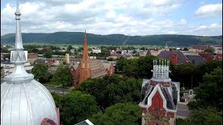 A sunny day in Elmira, NY.