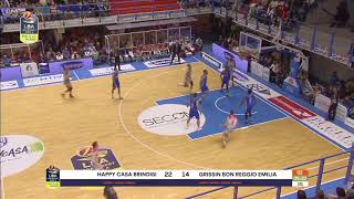 HIGHLIGHTS / Happy Casa Brindisi - Grissin Bon Reggio Emilia 75-72