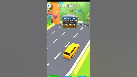 3D shape-shifting#runing#car game level=681#shorts #video