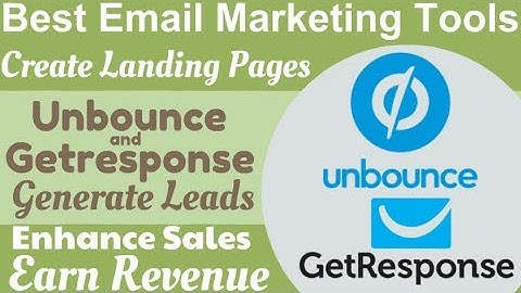 Unbounce & GetResponse Review Tutorial | How to Create Landing Pages | Generate Leads & Sales