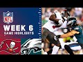 Buccaneers vs. Eagles Week 6 Highlights | NFL 2021