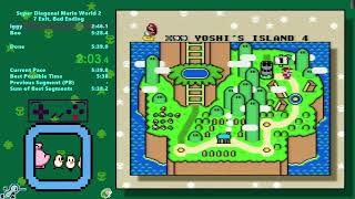 Super Diagonal Mario World 2 - 7 exits, bad ending 5:37.534