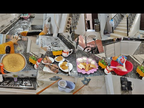 سيدة صعيديه تبدع في تنظيف بيتها بالكامل وكل إلى يشوفه ميسدقش أنه من بيوت الصعيد