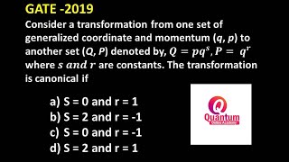 46. Canonical Transformation I CSIR I Classical Mechanics I Dr. Nagaraju Pendam