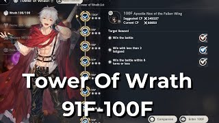 【Brown Dust 2】Tower of Wrath 3 star: Floor 91-100F
