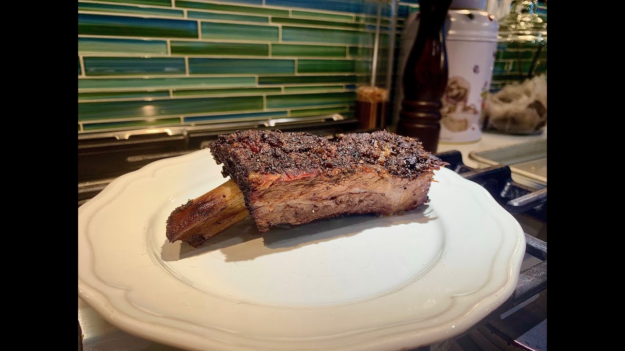 Dino Beef Ribs on The Dyna Glo Offset Smoker YouTube