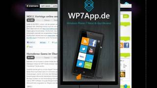WP7 Newsreader for WP7App.de screenshot 4