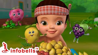 Chitti Pandla Vyapari  Pretend Play Kids Games | Telugu Rhymes and Kids Videos | Infobells