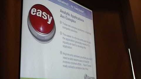 Oracle BI Tech Day (4 of 10): There Is No Easy Button When Building Analytic Applications