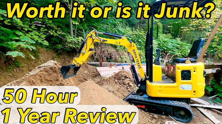 Chinese mini Excavator 1 Year 50 Hour Review Rippa R319 #miniexcavator #review #excavator