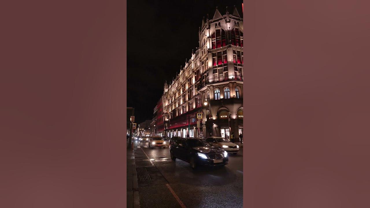 City with traffic at night#short