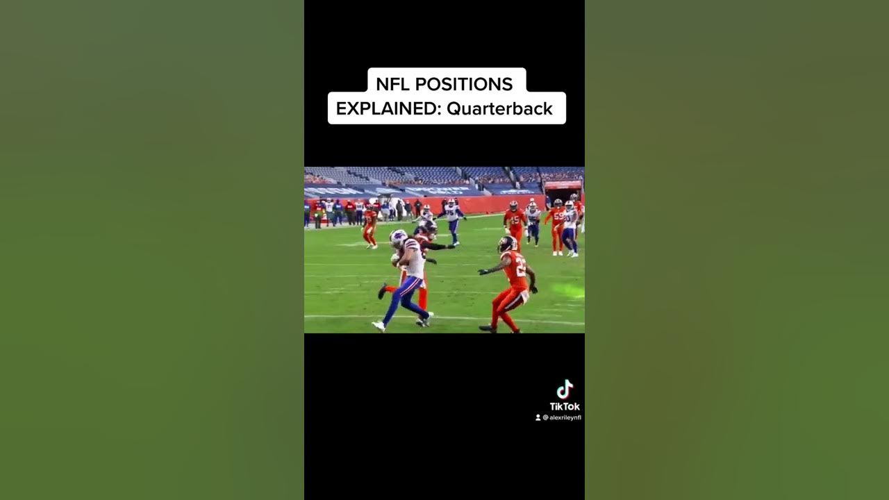 NFL POSITIONS EXPLAINED Quarterback YouTube