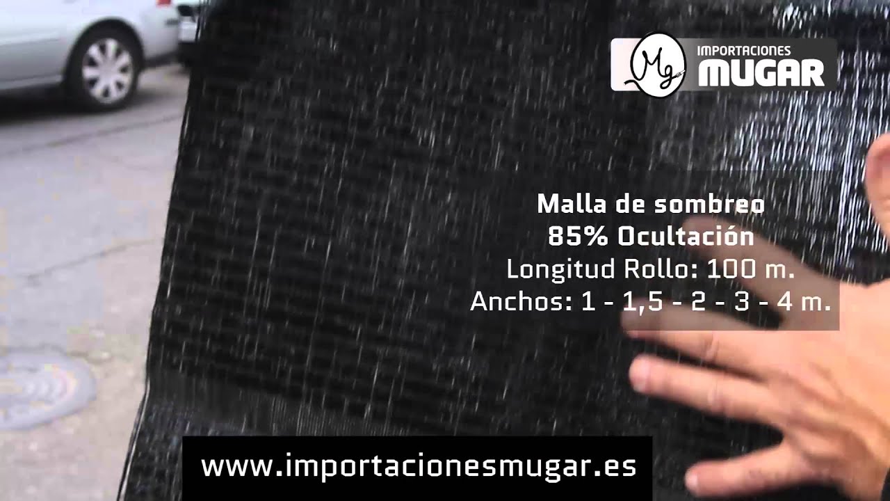 Malla Sombreo Negra al Corte - 2 m ancho 90% ocultación - Futugarden