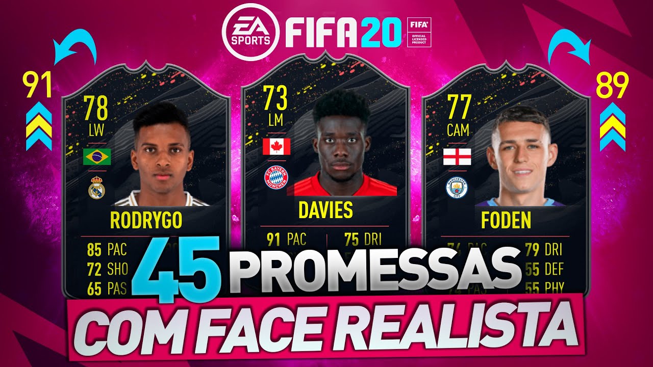 FIFA 20: TOP MAIORES PROMESSAS DO MODO CARREIRA! 