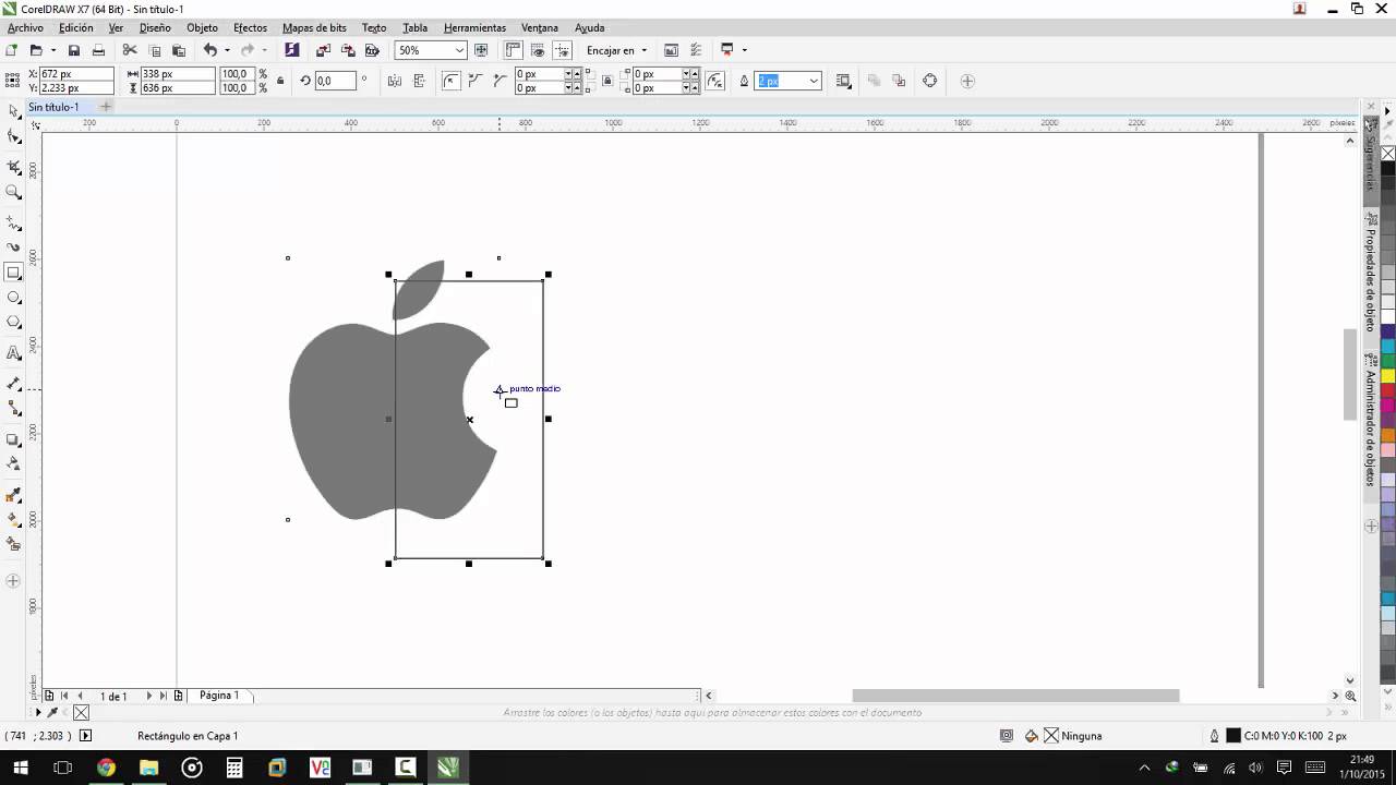 Logo de apple en CorelDRAW X7 - YouTube