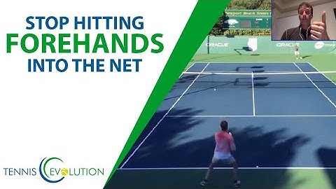 TENNIS TIP: How To Stop Missing Forehands Into The Net (SOLUTION REVEALED)