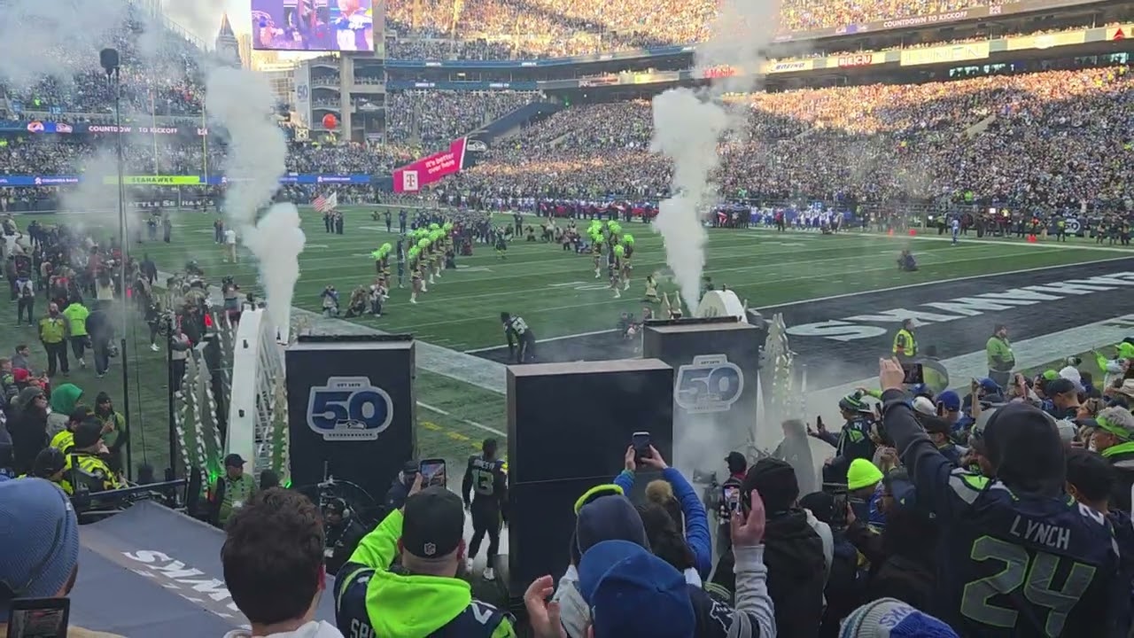 NFC CHAMPIONSHIP 2026 SEAHAWKS PLAYER INTROS. ENTER THE DARKSIDE