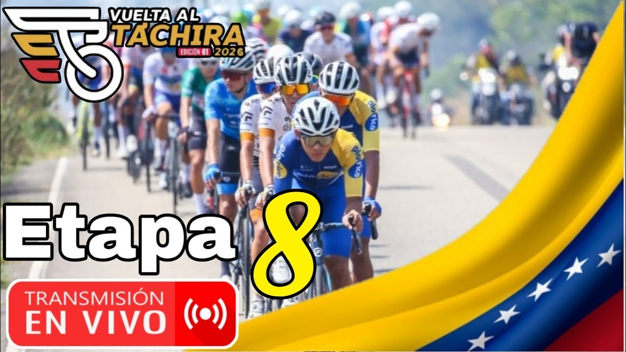 🔴 En Vivo | Etapa 8 Vuelta al Táchira 2026  ➣ Abejales › Cerro Cristo Rey (154.5 km)