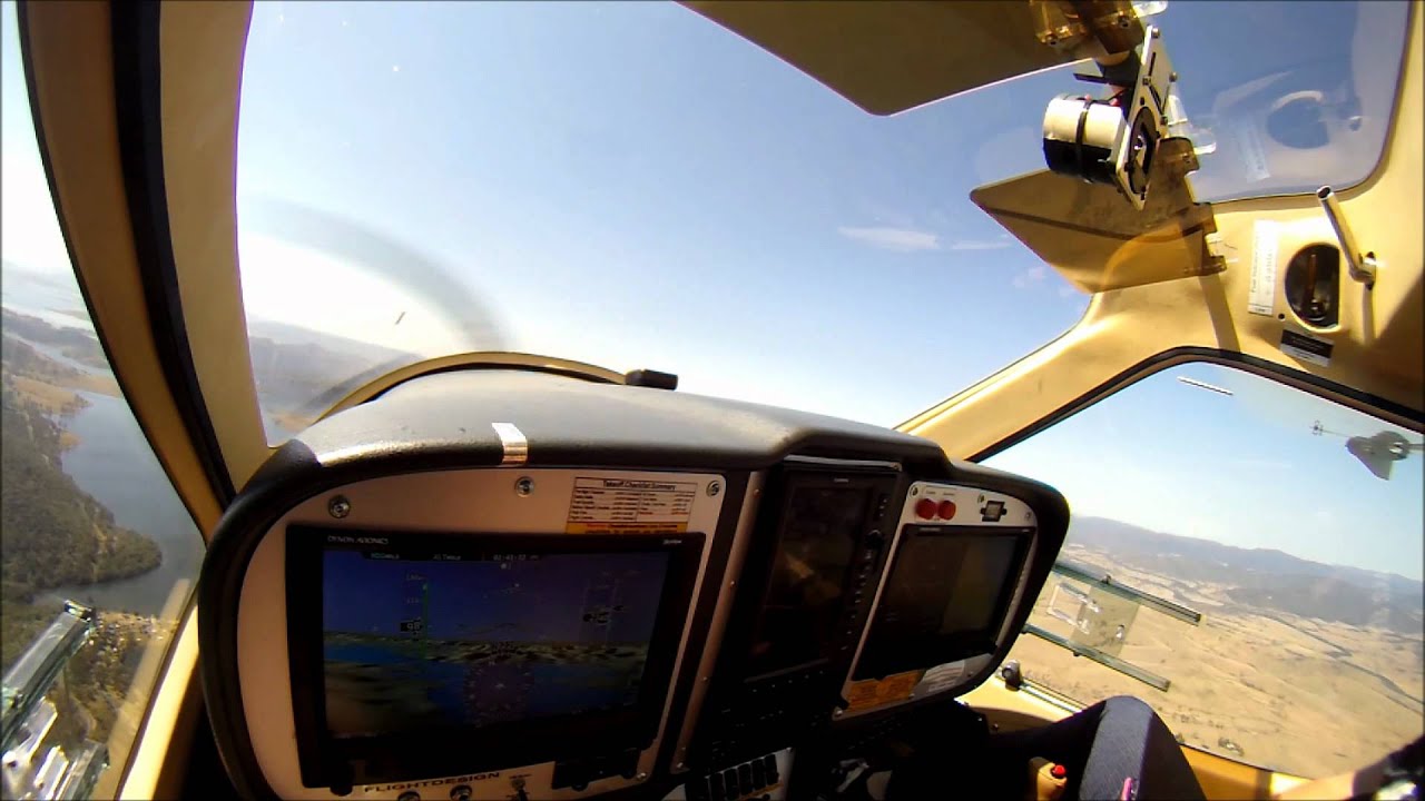 Cockpit View Flight Design CTLS - YouTube