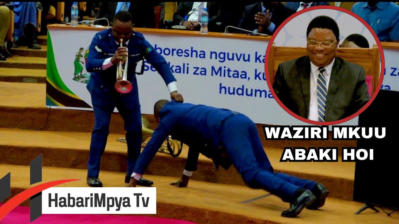 BRASS BAND ya POLISI, YAMVUNJA MBAVU WAZIRI MKUU MAJALIWA,.😂😂 ASKARI WANA MBWEMBWE BALAA,.🙌🙌