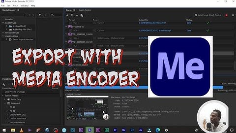Learn how to export your videos with Adobe Media Encoder