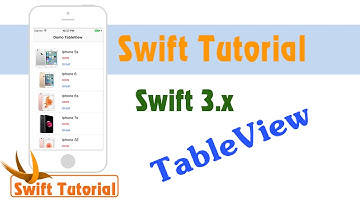 Swift Tutorial: UITableView in swift 3 P4