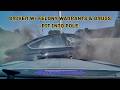 Driver w/ felony warrants & car full of drugs refuses to stop for Arkansas State Police - PIT TIME