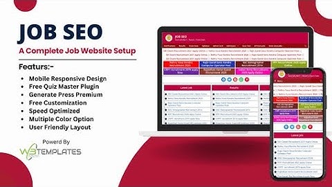 How To Make a Job Website Like Sarkari Result  | W3Templates