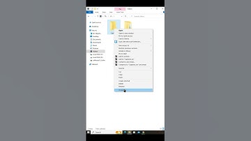 How to hide folder in window 10