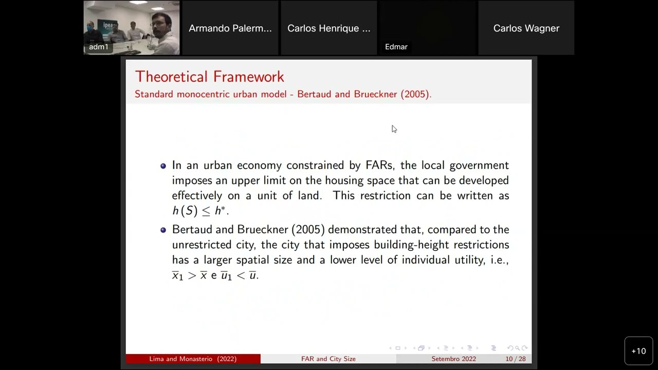 08 Seminário DIRUR - '’FAR Regulations and the Spatial Size of Brazilian Cities’’