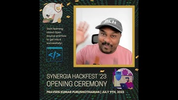 Trailer: Synergia HackFest 2023 | Opening Ceremony | Praveen Kumar Purushothaman | #Shorts