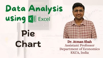 Simple and 3D Pie Chart in Excel || Excel Tutorials || Dr. Atman Shah
