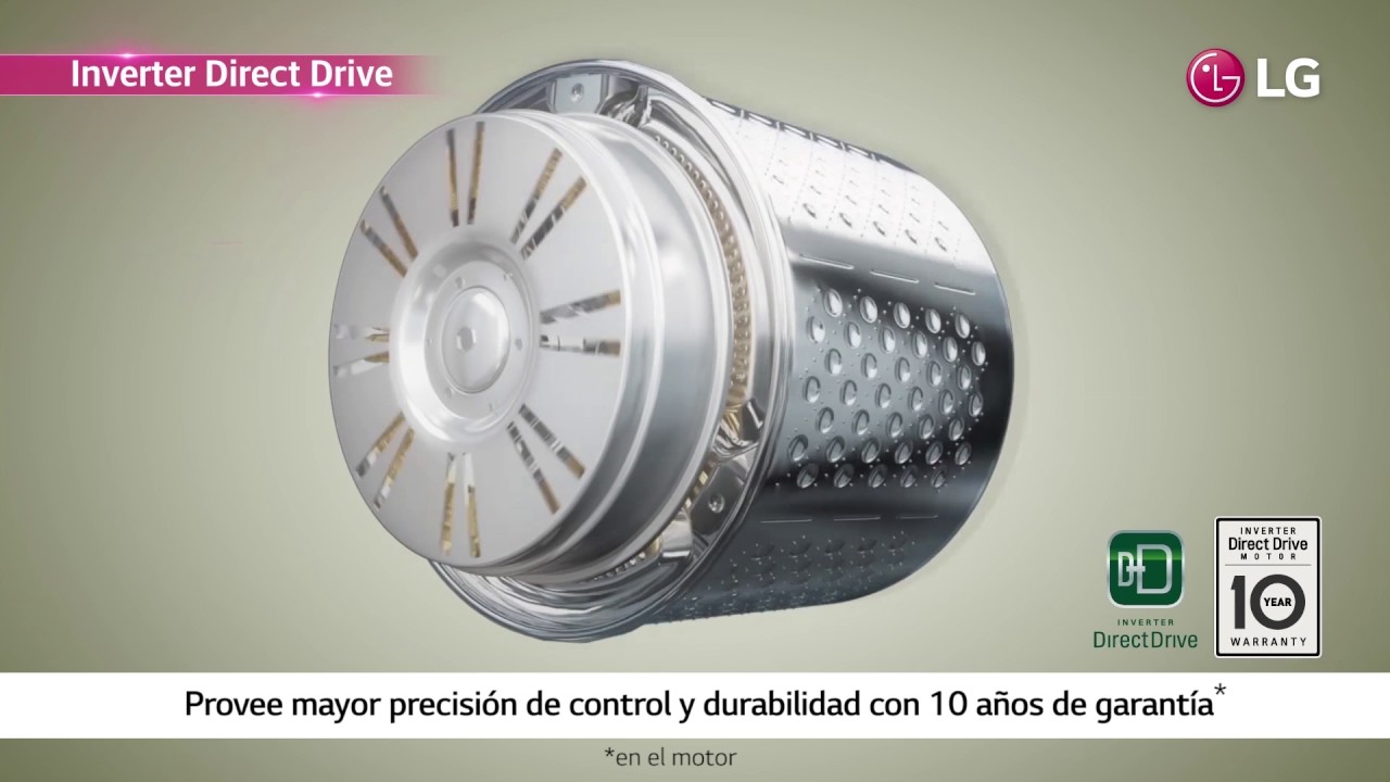 Simular Cartero fuga LG Inverter Direct Drive. - YouTube