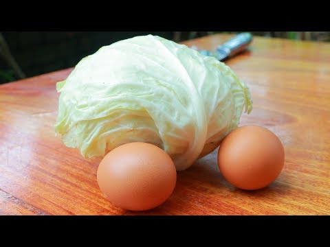 Tasty Egg Cooking Cabbage With Tofu - Cooking With Sros