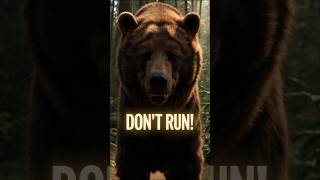 DON’T RUN! 🐻 (Life Saving Fact) #shorts #viral #newtrend #भालू #facts #explore