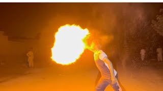 Corn Flour Fire Experiment | Amazing Science Shorts #shorts 