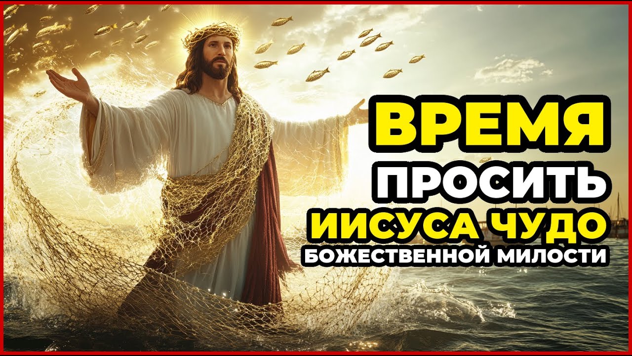 ВРЕМЯ ПРОСИТЬ ИИСУСА ЧУДО БОЖЕСТВЕННОЙ МИЛОСТИ