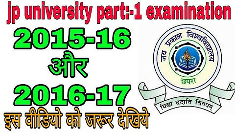 Jp university 2015-16and2016-17 breaking news