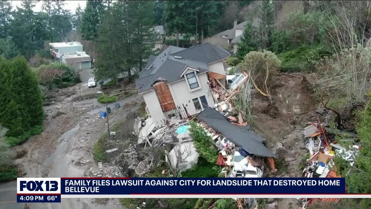 Family files lawsuit against city for Bellevue landslide that destroyed