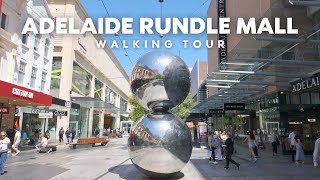 Rundle Mall | Adelaide | South Australia | City Walk Tour | Binaural Audio | FPV | 4K