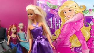 Barbie Birthday Month Surprise Daily Presents with Disney Frozen Hans Advent Calendar Day 5