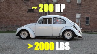 200 hp 2000 lb 1967 VW Beetle owner interview