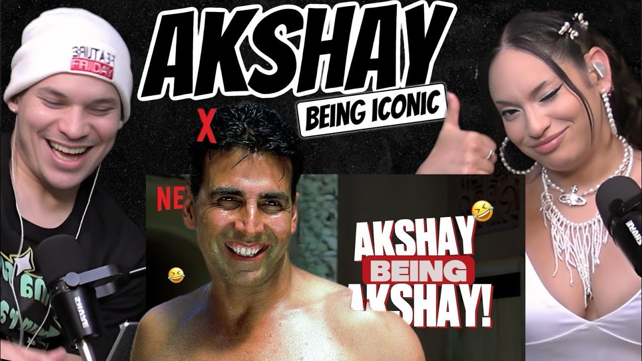 JUST ICONIC!! Waleska & Efra react to Akshay Kumar Being a Certified MASTIKHOR for 5 Minutes